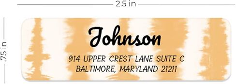 Dots of Color Designer Rolled Personalized Name Address Labels with Elegant Dispenser in Kuwait