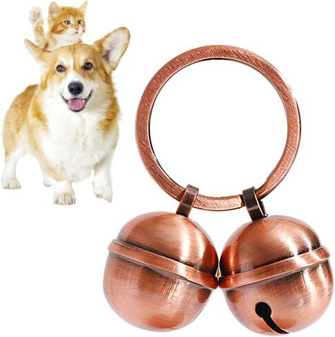 Dongker Dog Collar Bells ، جرس النحاس للحيوانات الأليفة مع مقاطع سريعة لكلاب الحيوانات الأليفة CATS Tracker Tracker Trainness in Saudi Arabia
