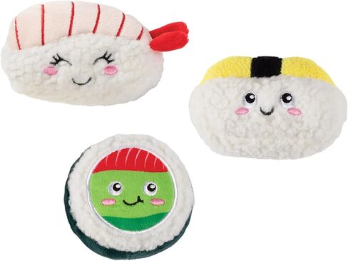 Fringe Studio Plush Dog Toy, 3 Pieces Set, SHROOMING, Pet Shop Collection (662176) in Kuwait