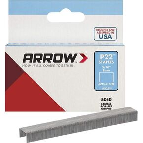 Arrow Fastener P22 Staples 5/16" (12 Packs)