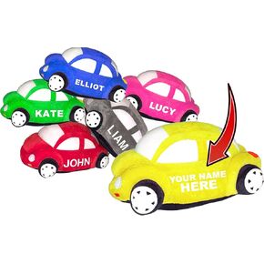 Costume Agent Toy Car Plush Beetle Bug Toy Soft Stuffed Pillow - Soft & Cuddly Decorative Cushion for Kids