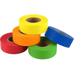 ChromaLabel Color Code Labeling Tape Variety Pack, 5 Assorted Colors, 500 inch Rolls, 0.75 inch