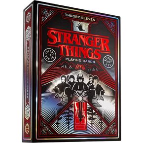 نظرية 11 Stranger Things Premium Play Cards ، فهرس قياسي حجم البوكر