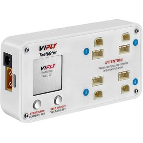 Lipo Battery Charger 4-Port 2S with Storage Mode for RC Battery Charger