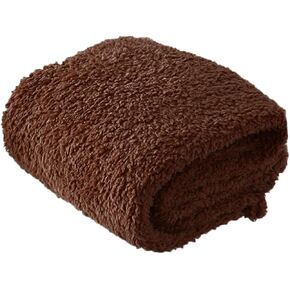 Comfortable S Plush Pet Cushion Blanket for Cats Coffee Color Lightweight Versatile Sleep Mat for Warmth and Floors