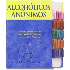 LParkin Premium Index Tabs for AA 12 Steps and 12 Traditions Book - 36 Color-Coded PVC Laminated Tabs with Alignment Guide (Includes 26 Coding Guidelines Tabs + 10 Blank Tabs) - Book Not Included