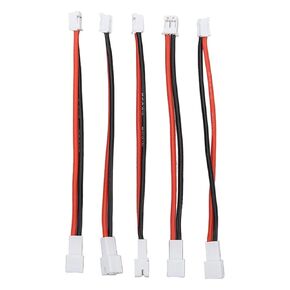 POCREATION 2P Male to Female Extension Cable Soft and Flexible Link Cable for Axial Scx24 1/24 Rc Crawler with Making