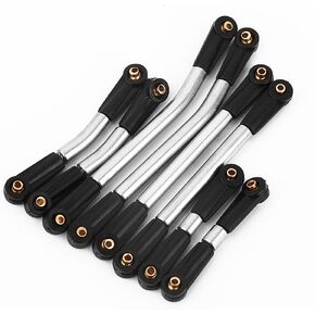 High Clearance 4 Links Set Stainless Steel Linkage kit for 1/24 Axial SCX24 GX470 AXI-1800 RC Crawler Car Upgrade Part