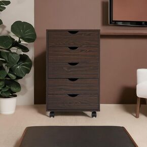 Naomi Home Taylor 5 Drawer Espresso