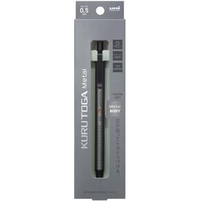 Mitsubishi Pencil Mechanical Pencil Metal 0.5mm Nocturne Black M5KH1P.24 With Original Stylus Ballpoint Touch Pen