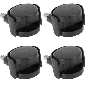 Cabinet, 4Pcs 1.5in Casters 360 Degree Rotatable Wheels Replacement Caster, Universal Plastic Wheel for Cabinet Chair