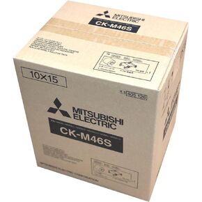 Mitsubishi 4x6" Media for New CP-M1A High Capacity Printer, 750 Prints Roll