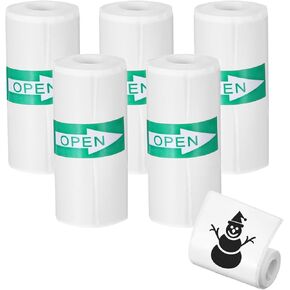 18 Rolls Mini Printer Sticker Paper, Colorful Thermal Printer Paper Set, Self Adhesive Mini Printer Thermal Sticker Compatible with Most Instant Inkless Refilling, 2.24 × 1 In (57 × 25 mm)