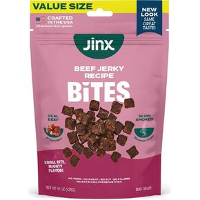 Jinx Beef Bites Jerky Dog Treats, 15-oz Bag