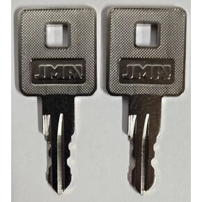 Pair of 2 Replacement Keys Cut to Key Code 8137 for Husky/Kobalt/Sears Tool Box (Cut by Key Copy Express) (The Key Code is on The Front of The Lock Next to The Key Hole or on The Original Key)