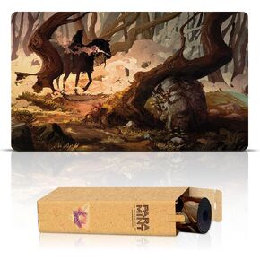 Dark Rider 9 (Stitched) - MTG Playmat by Anato Finnstark, LOTR Lord of The Rings - Compatible with Magic The Gathering Playmat - Play MTG, YuGiOh, TCG - Play Mat Art Designs & Accessories