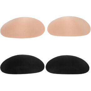 iplusmile 2 Pairs Shoulder Pads, Reusable Invisible Breathable Enhancer Foam Set-in Shoulder Pads for Women Clothing Shirts Sewing Supply