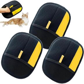 Yomi Pet Hair Remover Glove, 2025 Upgraded Yomipet Electrostatic Pet Hair Remover, Double-Sided Grooming Cleaning Mitt for Cat & Dogs (2pcs)