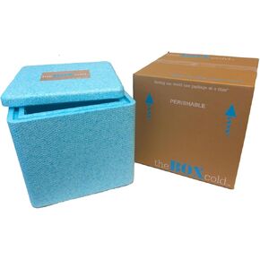 Insulated Cold Shipping Box with Foam Cooler, Reusable, Recyclable, and Multi-Purpose, EPE USA theBOXcold