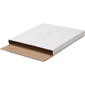 The Boxery 50 Pack – LP Strong Record Mailer Boxes | 12.5" x 12.5" x 1" | Height-Adjustable - Perfect for Mailing LP Records, Record Album Mailer, Album Box