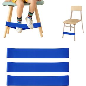 3 Pack ADHD Tools for Kids, Chair Bands for Kids with Fidgety Feet,Improve Focus & Reduce Restlessness,Suitable for Desks and Chairs in Autism Classrooms and Homes Must Haves