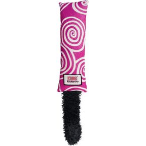 KONG Kickeroo Swirl Cat Toy – Plush with Crinkle Sound, Soft Catnip Toy for Indoor Cats – Assorted Colors