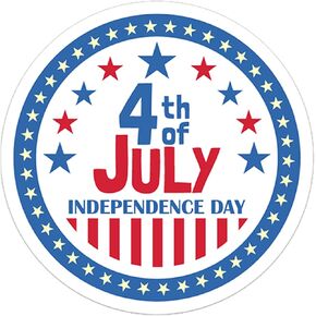 Lucleag 200 PCS 2 Inch 4 of July Stickers, Round 4th July Patriotic Stickers for Envelopes, Independence Day Sticker for Kids Candy Goodie Envelopes Seals Fourth of July Party Decorations