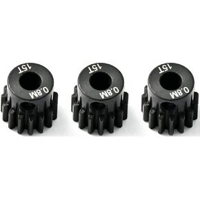 0.8M Hardened Steel Pinion Gear for RC Buggy Car Monster Truck Cars (5mm Bore, 11-35T), 0.8M Pinion Gear Compatible with 5mm Shaft, 0.8 Metric Pitch Gear for Traxxsa Arrma Tamiya 1/10 RC Car - 20T