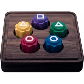 Gonggi Korean Tossing Game Set Traditional Korean Folk Games Jebi Chagi Biseokchigi Paeng-y DDAKJI Party Game Travel Game Collection (Single Piece)