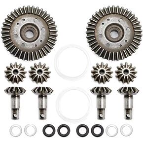RC Spare Part Compatible with Traxxas for Slash for Stampede for Rustler HQ727 1/10 RC Car Upgrade Parts 4x4 Metal Differential Gear Output Gears Set(2pcs)