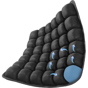 Travel Cushion, Inflatable Travel Cushion Airplane Seat Cushion for Long Flights, Portable Car Seat Cushions for Office Chair, Wheelchair, Camping, Home Living