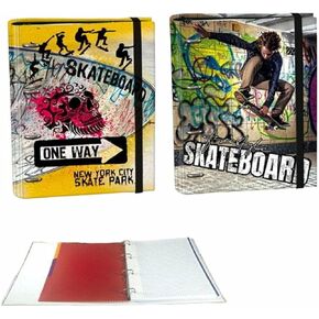 Ring Binder Skateboard Multicolor A4