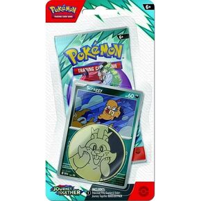 Scarlet & Violet Journey Together Scraggy Checklane Blister Pack (1 Booster Pack, Scraggy Promo Card & Coin)