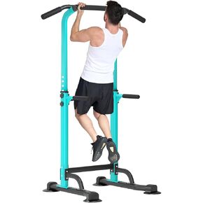 محطة غمس بار سحب لأعلى من باور تاور وحامل قضيب غمس قابل للتعديل للارتفاع، معدات تمارين رياضية منزلية متعددة الوظائف، محطة تدريب القوة واللياقة البدنية in Kuwait