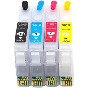 Refill Ink Cartridges Compatible with 202 202XL Compatible with XP-5100 WF-2860 Printers with Chip