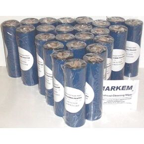 48 Thermal Transfer Ribbons 4.33" 1/2" core for Zebra Desktop TLP2844 TLP2442 GC420t GK420t GX420t. More - Free Print Head Cleaner and Empty core (Spool).