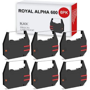 6-Pack Compatible for Correctable Typewriter Ribbons Used with Adler Royal 600, DATAPRODUCTS R7310, NAKAJIMA AX, AE500-AE700, EW and WPT Series, WPT-150, WPT-160