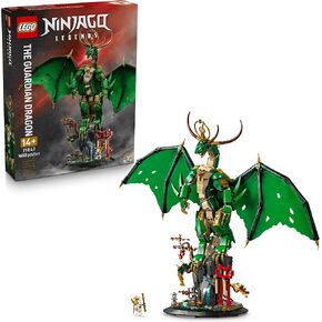 LEGO NINJAGO The Guardian Dragon - Model Building Kit from Legends Monstrosity Series - Room Decor for Teens - Includes Master Wu Minifigure - Gift for Teenage Boys, Girls, and Fans, Ages 14+ - 71847