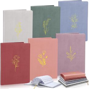 6 Pack Book Covers Stretchable Reusable Aesthetic Jumbo Book Cover Protector with Bookmarks for Paperbacks Hardcover Textbook up to 10" x 12. 5" Office Supplies