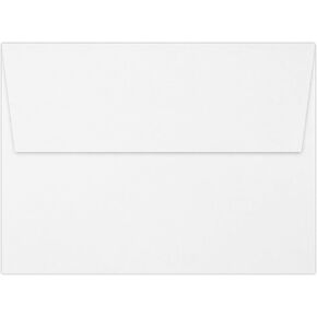 LUXPaper A7 Invitation Envelopes | 5 1/4" x 7 1/4" | Bright White | 24lb. Text | 50 Qty