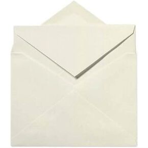 LUXPaper Inner Envelopes | No Glue | 5 1/4" x 7 1/2" | Natural | 70lb. Text | 50 Qty