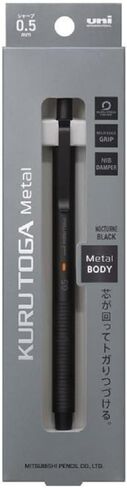 Mitsubishi Pencil Mechanical Pencil Metal 0.5mm Nocturne Black M5KH1P.24 With Original Stylus Ballpoint Touch Pen in Saudi Arabia