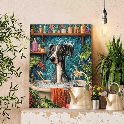 Aihonmin Green Bathtub Paint by Number for Adults Beginner,Plant DIY Acrylic Watercolor Painting by Numbers for Kids Beginners 16x20 inch Painting Craft On Canvas Home Decor(without frame) in Kuwait