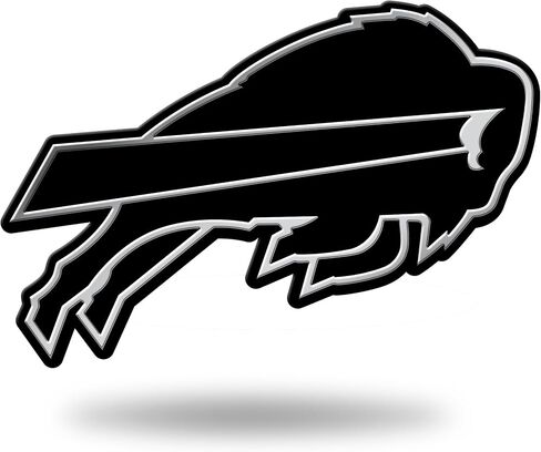 Rico Industries NFL New York Jets Chrome Finished Auto Emblem 3D Sticker in Saudi Arabia