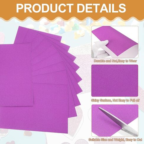 Meccanixity 25 ورقة ورقة بريق أسود ، 8 "x11" ورقة وميض ، 250GSM بطاقة أحادية الجانب لحرف DIY ، سكرابوكينغ ، زينة الحفلات ، الدعوات in Kuwait