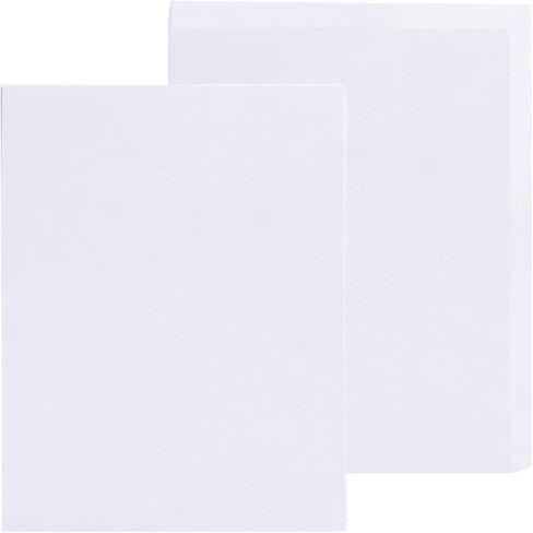 CARDSTOCK PACK 30 BACK BLANK بطاقات ثقيلة الأسهم PLINE 8.5x11 بوصة ورقة ورق سميكة للدعوات وبطاقات المعايدة والحرف اليدوية DIY و SCRAPBOOKING و TAGS و MANK Handmade Card in Kuwait