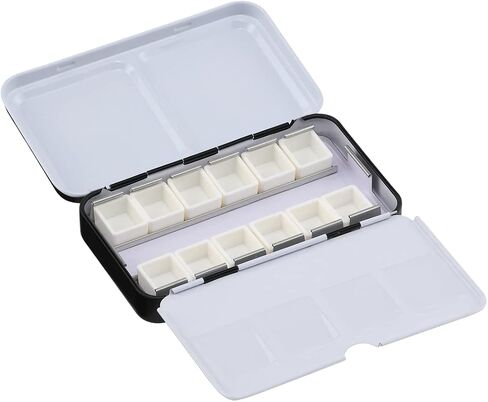 Watercolor Palettes - Empty Half Pan Boxes and Palette for Artists, Watercolor Painting, Students, Color Theory, & More! - 48 Half Pans in Kuwait