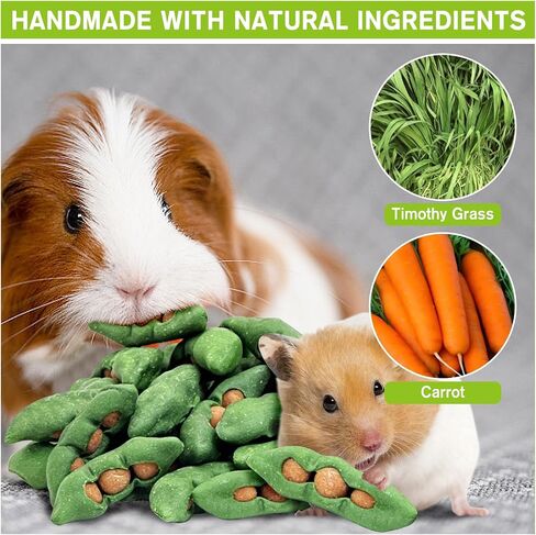 fhiny 6 pcs rabbit phem toys ، timother timothy grass grass pig toys for thun bunny molar snacks care care treats for branny guinea pig chinchilla hamster gerbil in Kuwait
