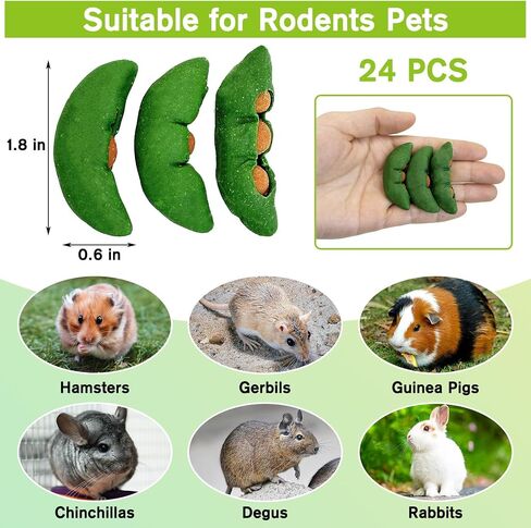 fhiny 6 pcs rabbit phem toys ، timother timothy grass grass pig toys for thun bunny molar snacks care care treats for branny guinea pig chinchilla hamster gerbil in Kuwait