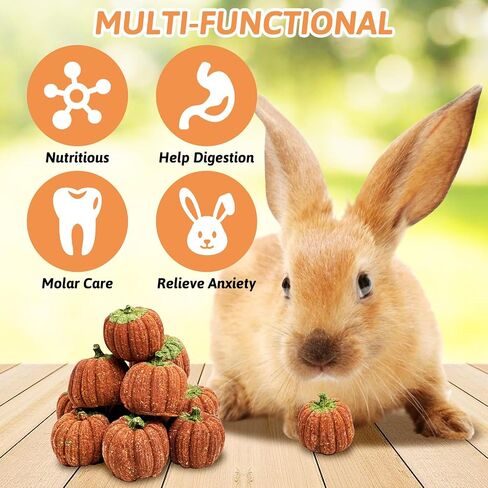 fhiny 6 pcs rabbit phem toys ، timother timothy grass grass pig toys for thun bunny molar snacks care care treats for branny guinea pig chinchilla hamster gerbil in Kuwait
